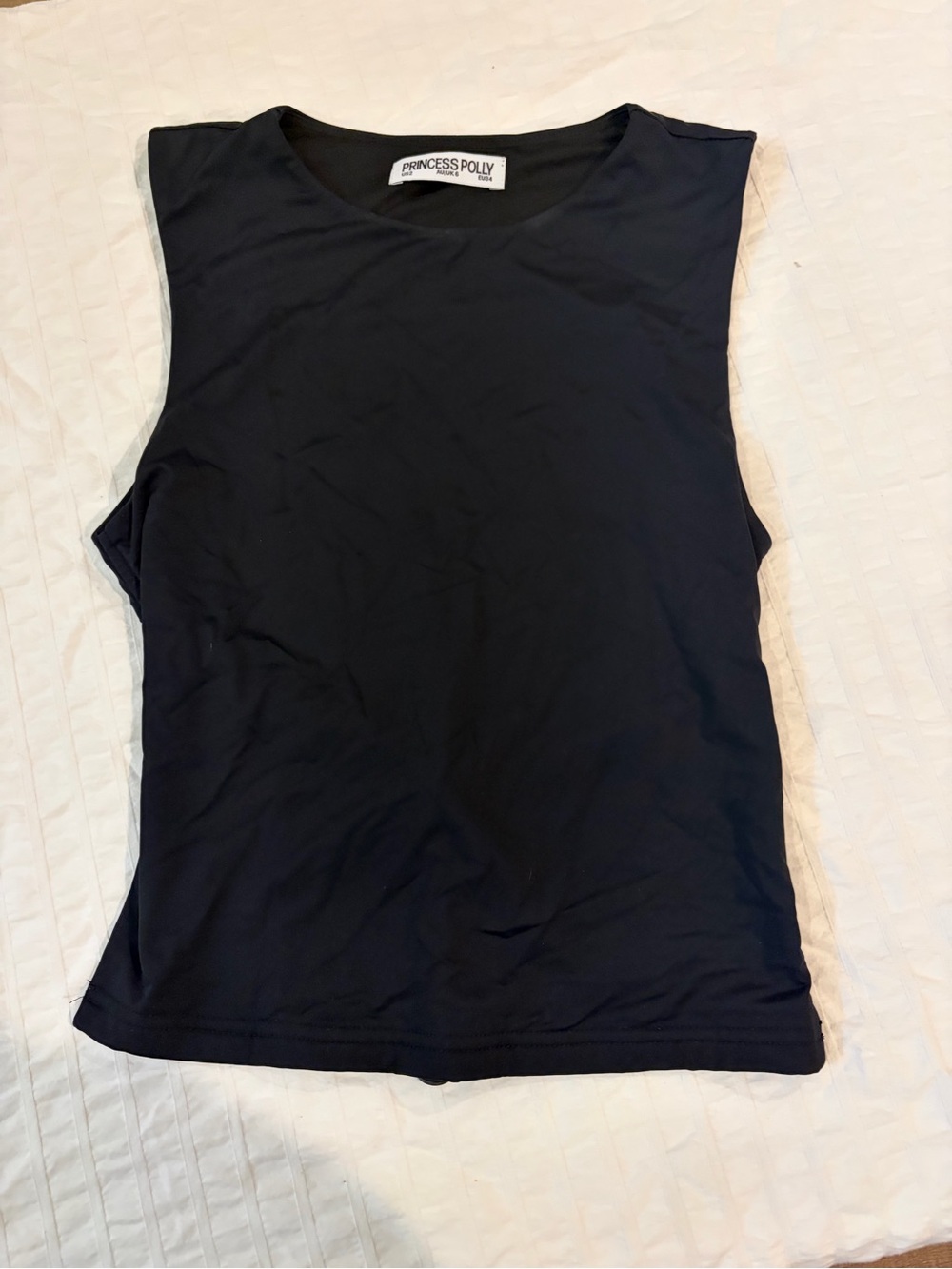 Princess Polly Black Tank Top